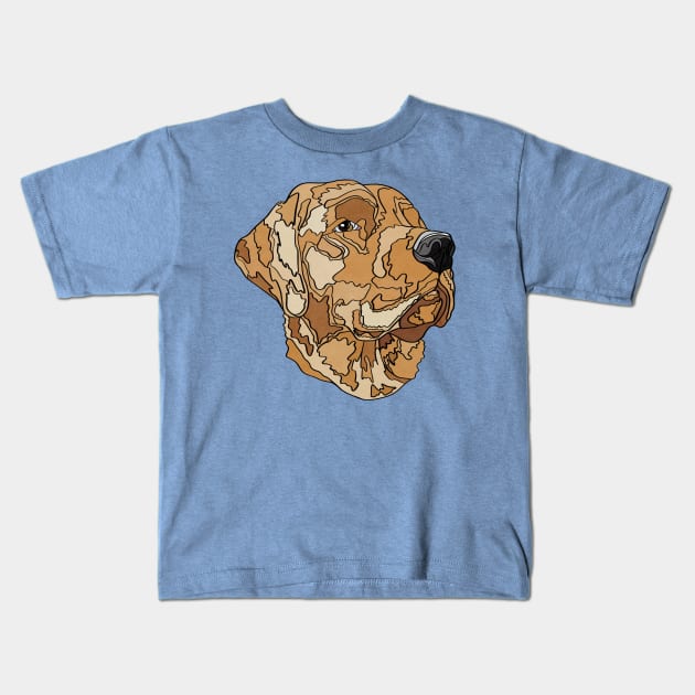 Yellow Labrador Kids T-Shirt by rmcbuckeye